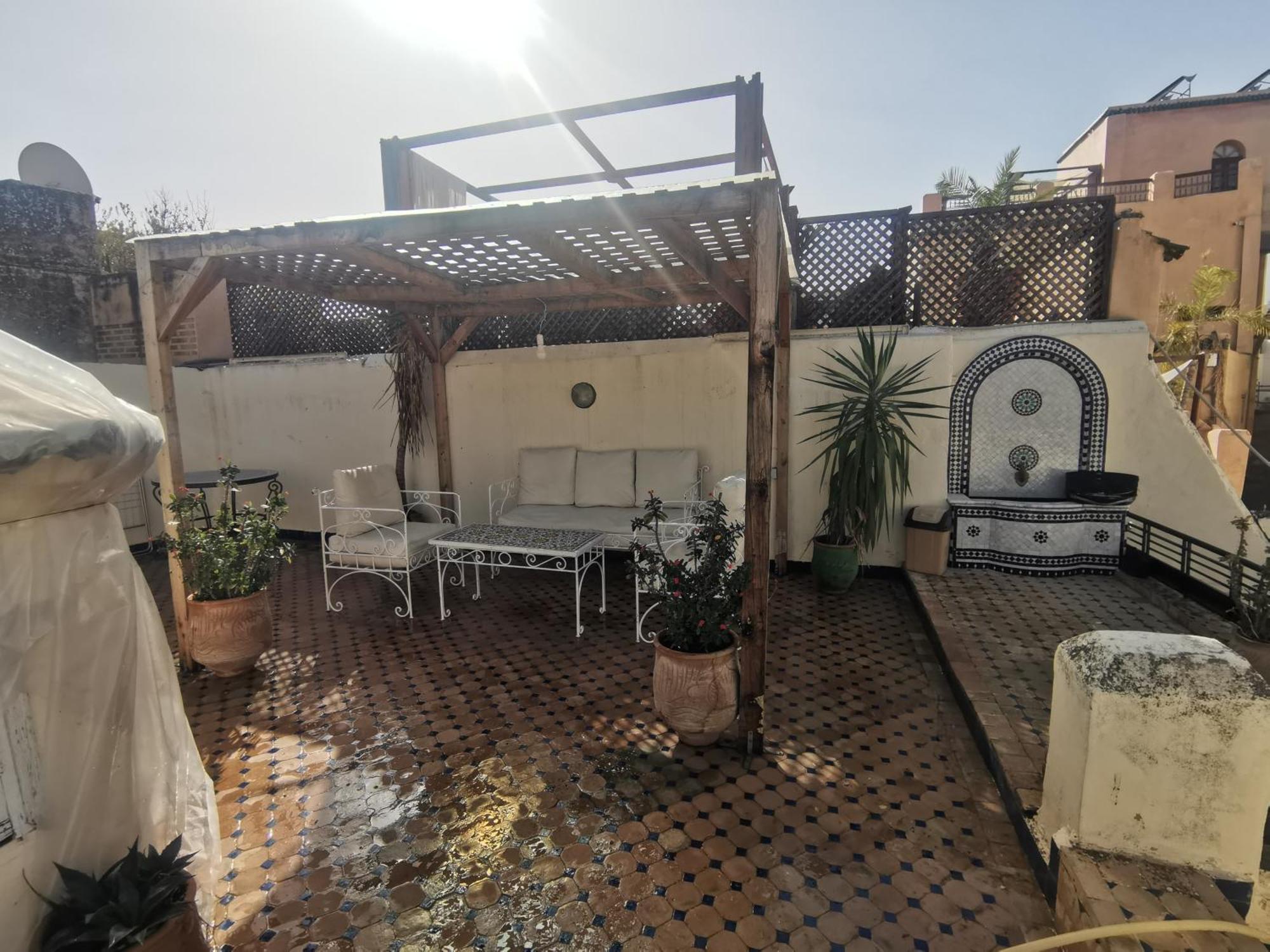 Riad Avec Terrasse Privee Et Piscine Partagee A 300M Фес Экстерьер фото