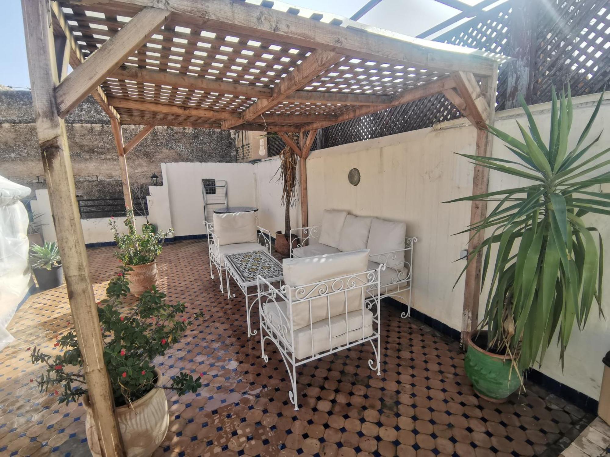 Riad Avec Terrasse Privee Et Piscine Partagee A 300M Фес Экстерьер фото