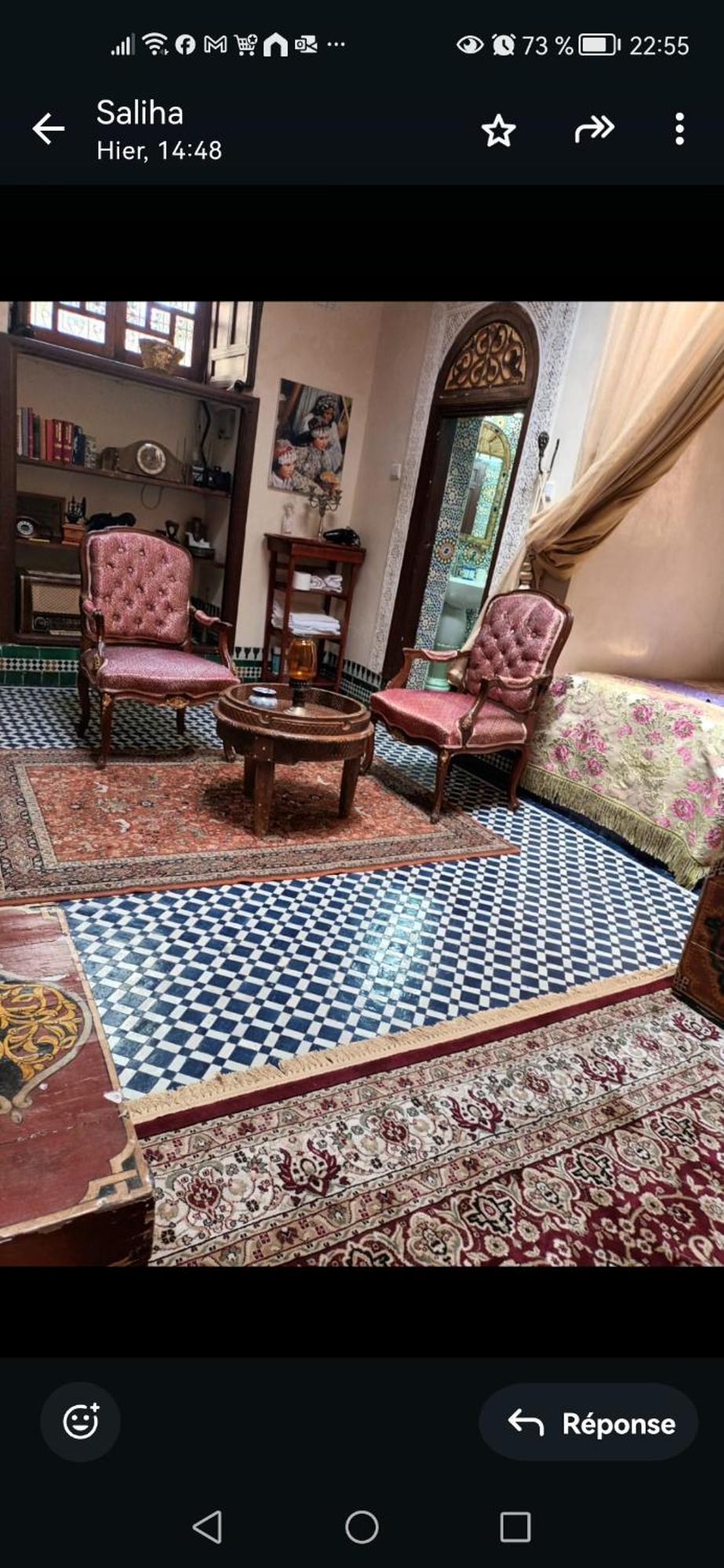 Riad Avec Terrasse Privee Et Piscine Partagee A 300M Фес Экстерьер фото