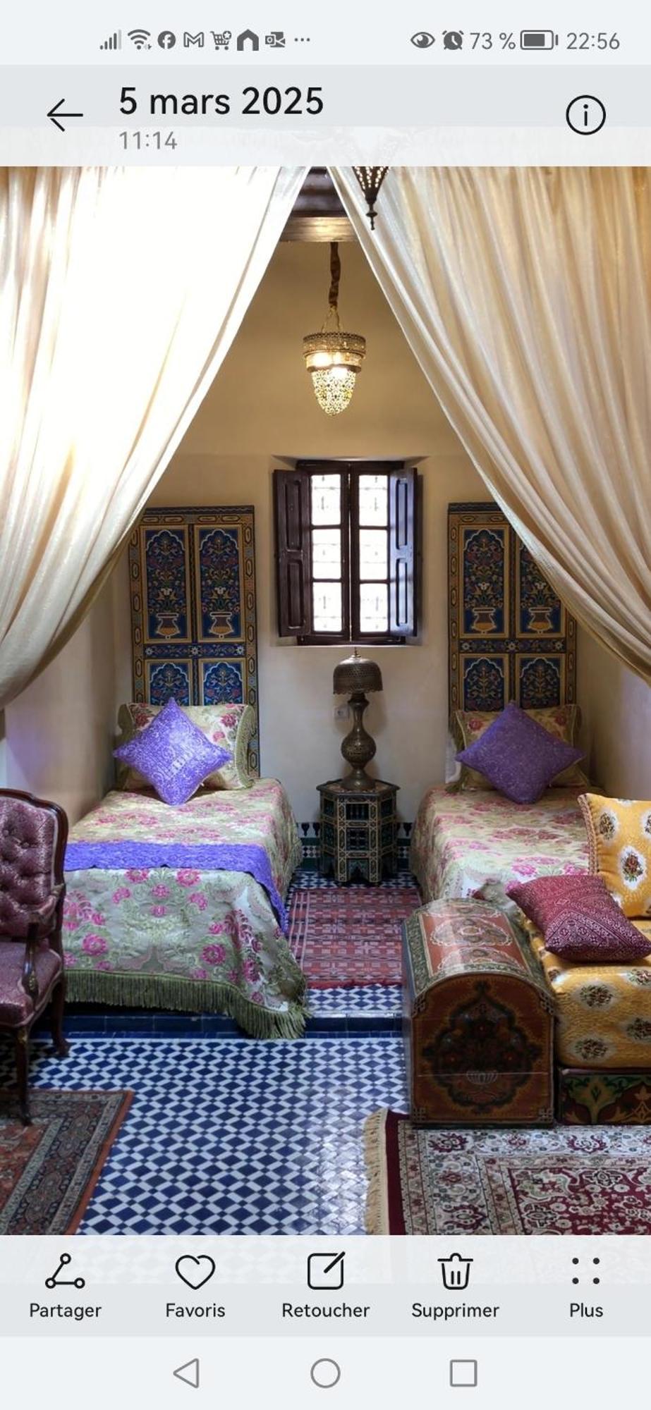 Riad Avec Terrasse Privee Et Piscine Partagee A 300M Фес Экстерьер фото